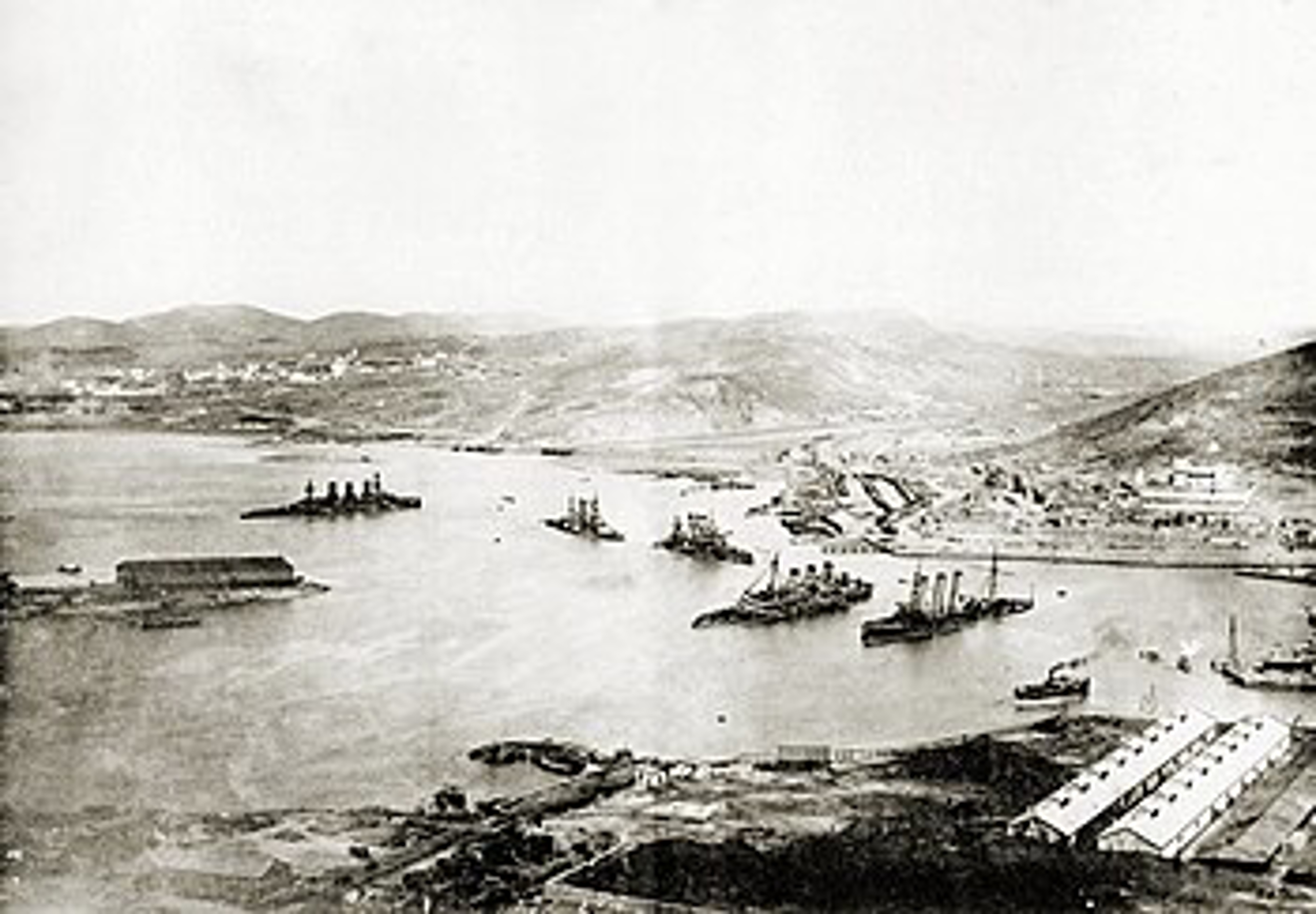 1904 Port Arthur From Gold Hill (1)